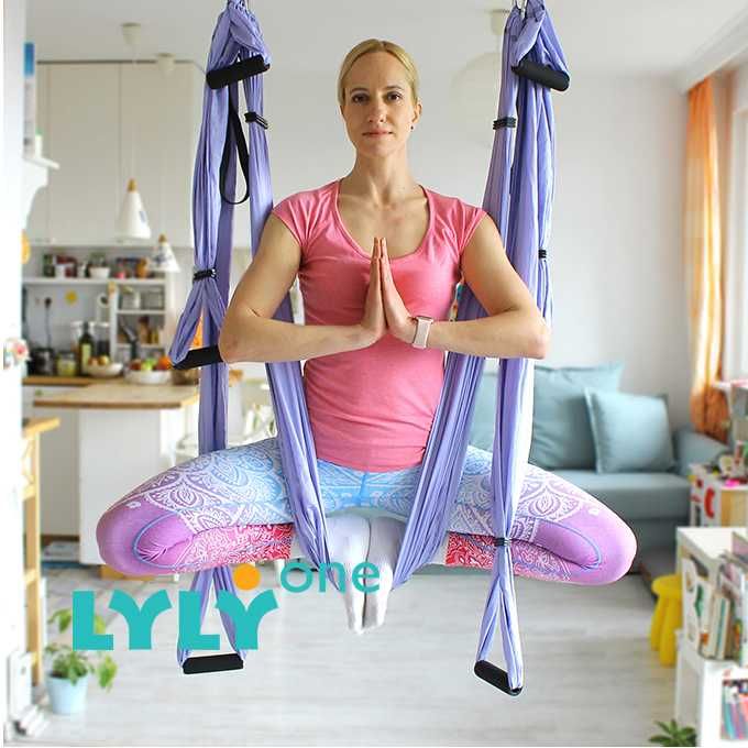 Нов Хамак за въздушна йога * Люлка за йога флай * 2м широчина lyly.one