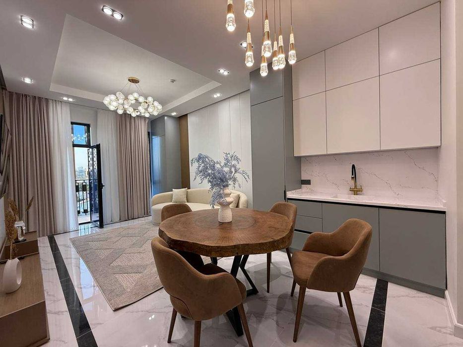 3-х ком. в ЖК «Skyline Towers» Катта Мирабад 4-Нукусская  ID: 3940