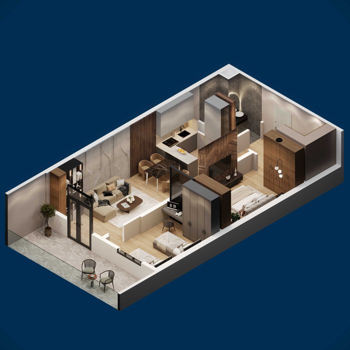 Продается на рассрочку 2 - ком. На 96 месяцев Без %