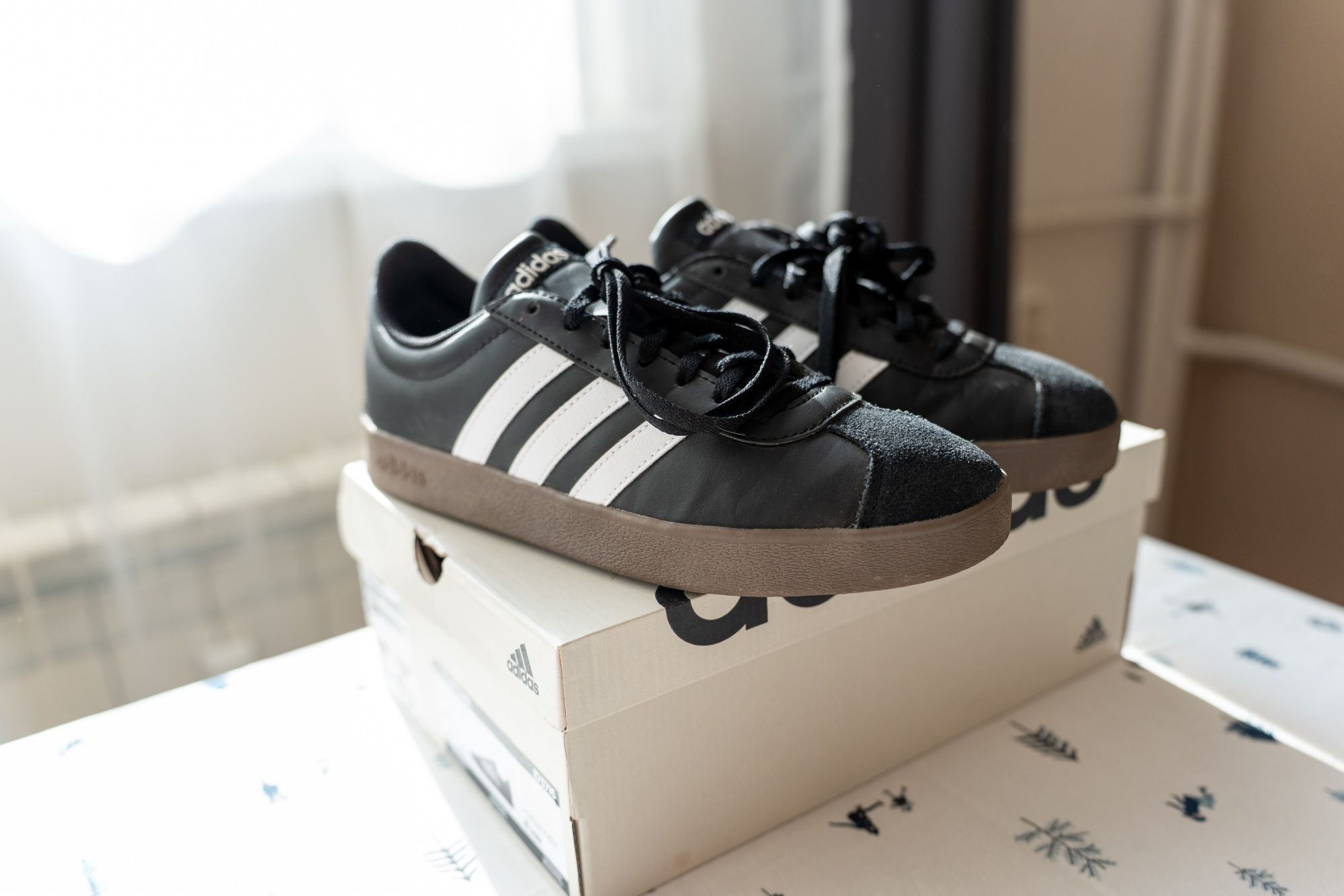 adidas VL Court Base Shoes - Black /UK 6/ 39⅓
