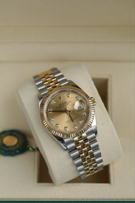 Rolex Date-Just 36mm Champagne Dial