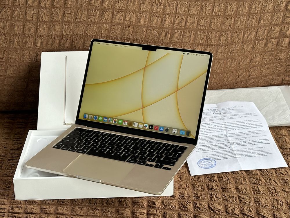 Apple MacBook Air 13.6 M2 2023 EAC/99% емкость/гарантия/SSD256GB/8GB