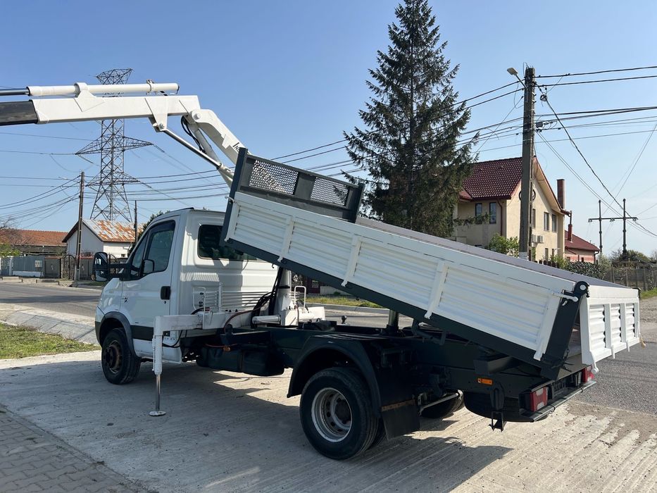Iveco daily 65C15 basculabil cu macara RAR efectuat