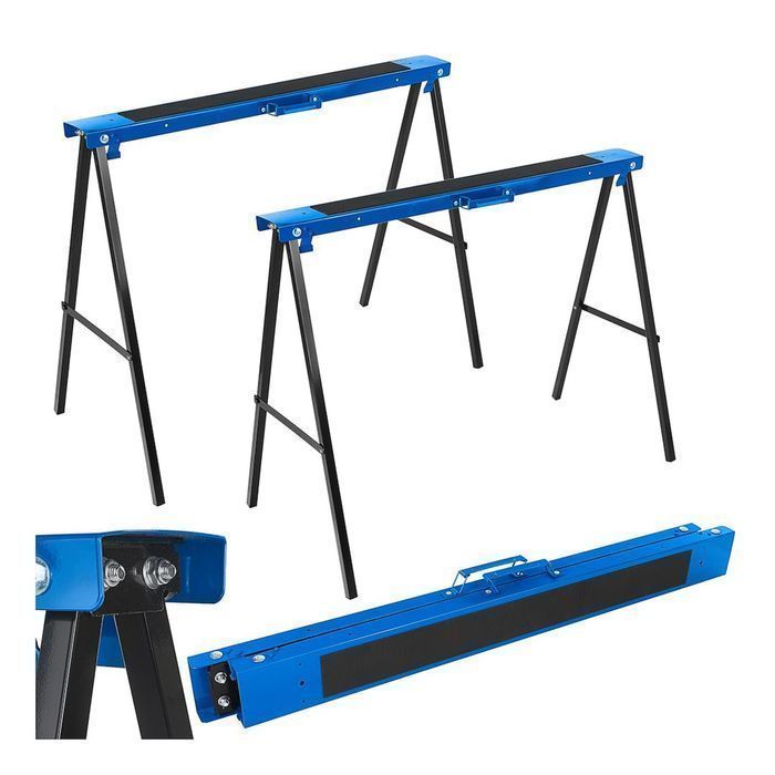 Set capre pliabile pentru atelier - 2 bucati