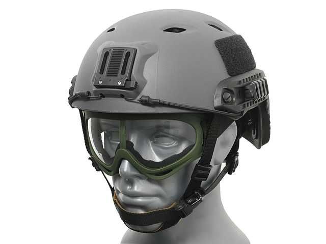 Ochelari Tactici Protectie Airsoft PJ V2 OLIVE Lentile Polycarbonate