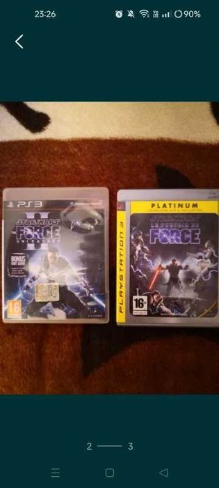 Vând CD original Playstation 3 PS3 Star Wars The Force Unleashed