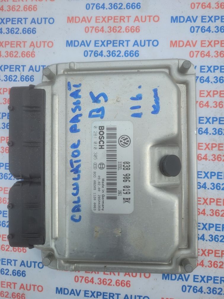 Calculator motor VW Passat 1.9 cod :038 906 019 BK / 0281010305