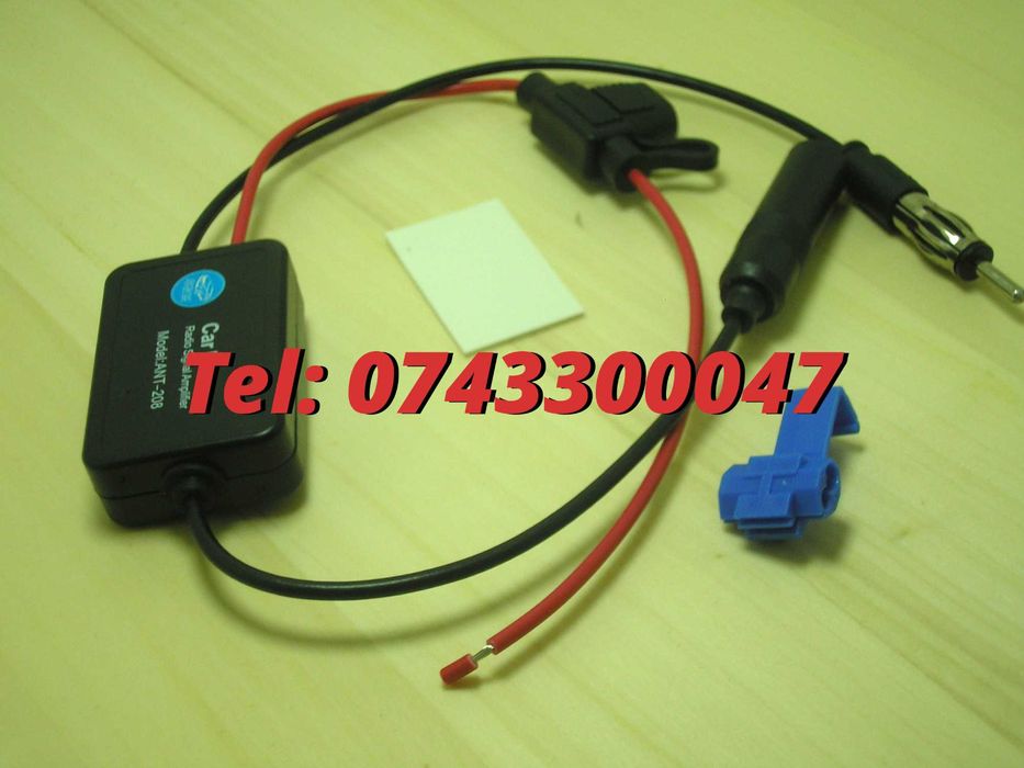 Amplificator Semnal Antena Radio Fm Am Cu Mufa Universala Pentru Navi