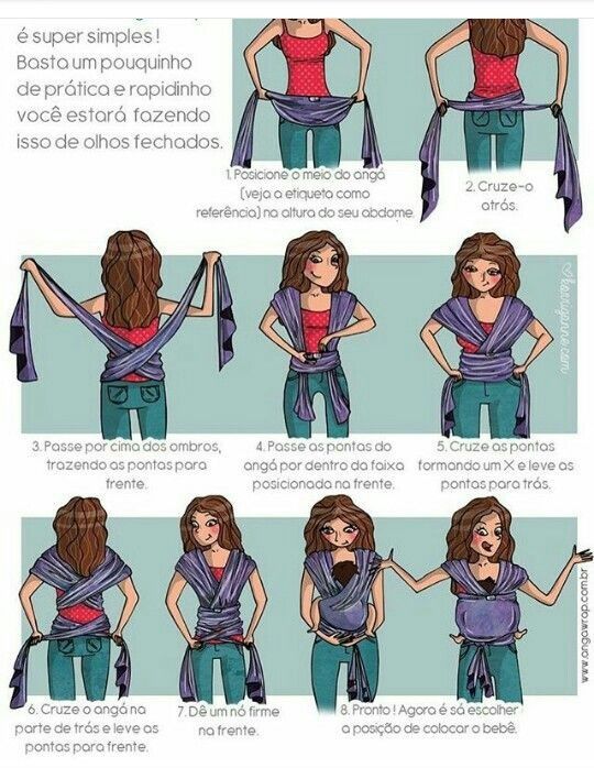 Sistem de purtare pentru copii, Wrap Elastic, GRI