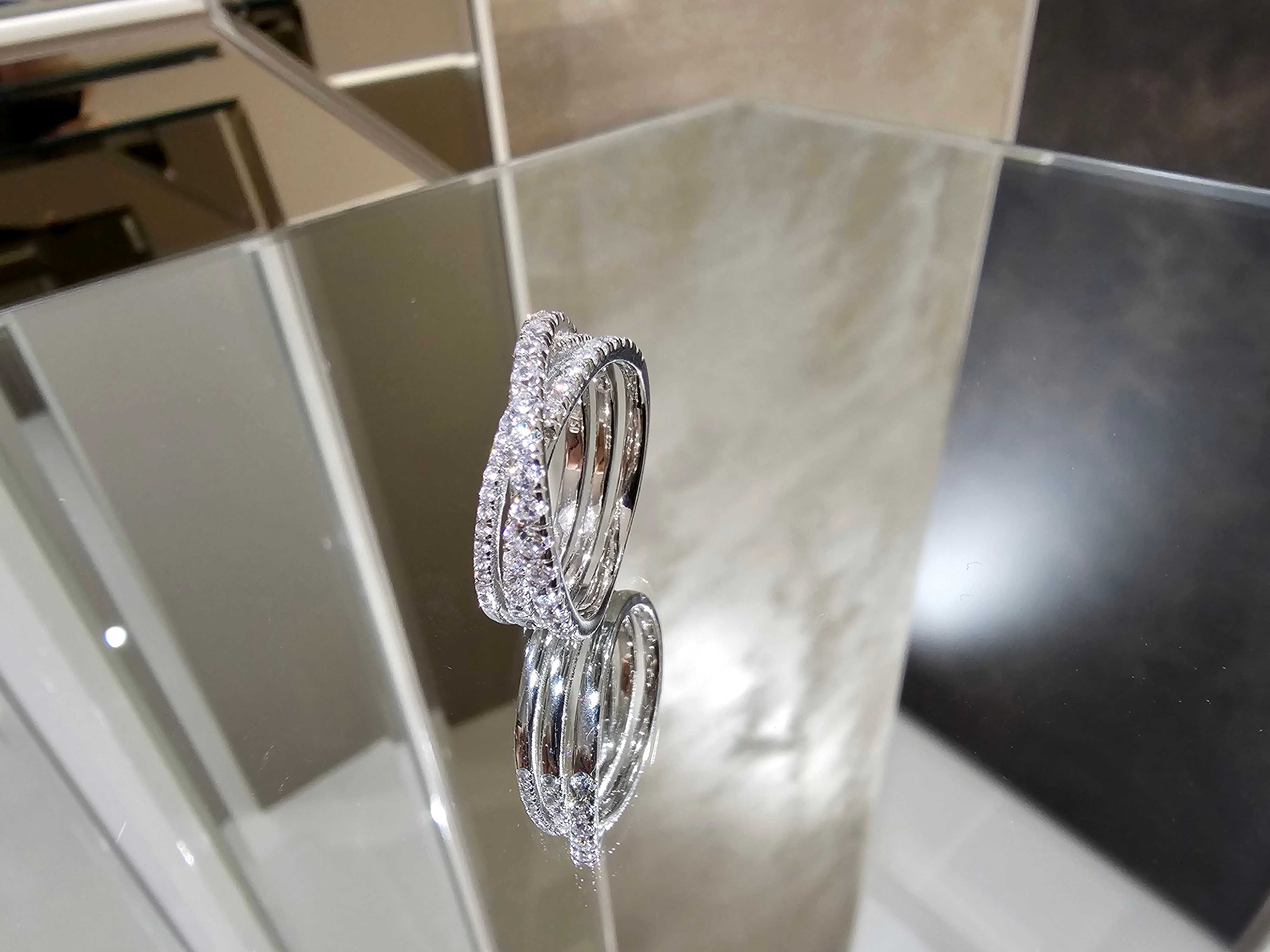 CARTIER Etincelle de Cartier Silver Paved Diamonds Дамски Пръстен