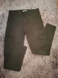 Дамски карго панталон, размер М, цвят army green