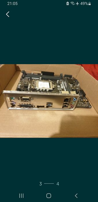 Placa de bază MSI și procesor și Asus H310 gen 8..9