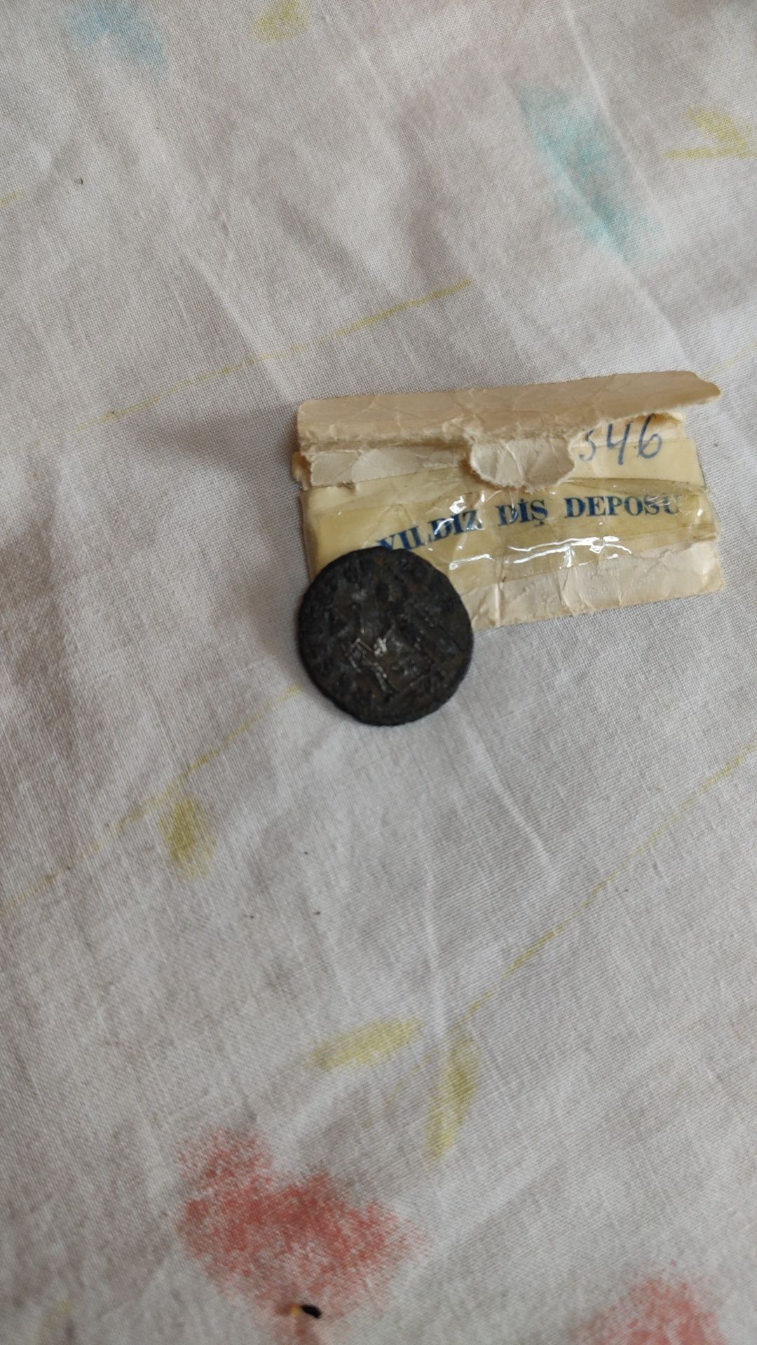 Moneda foarte veche găsită în plicutelul acela
