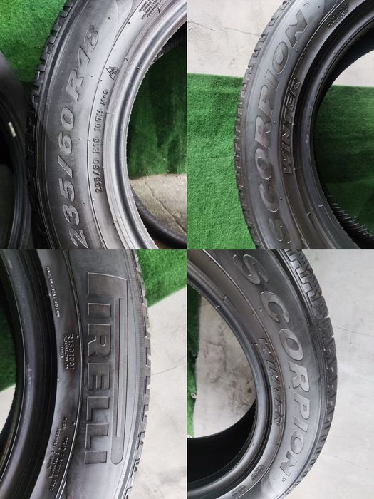 4бр зимни гуми 235/60/18 Pirelli Scorpion Winter, XL подсилени
7мм гра