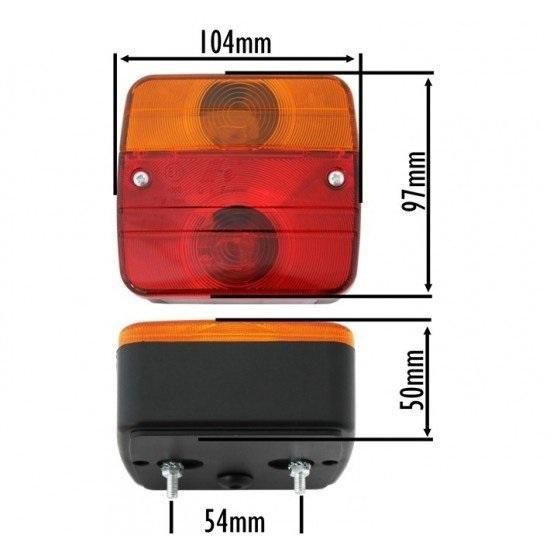 стопове ремарке lt-067 12v -24v 2броя vertex к2 33028