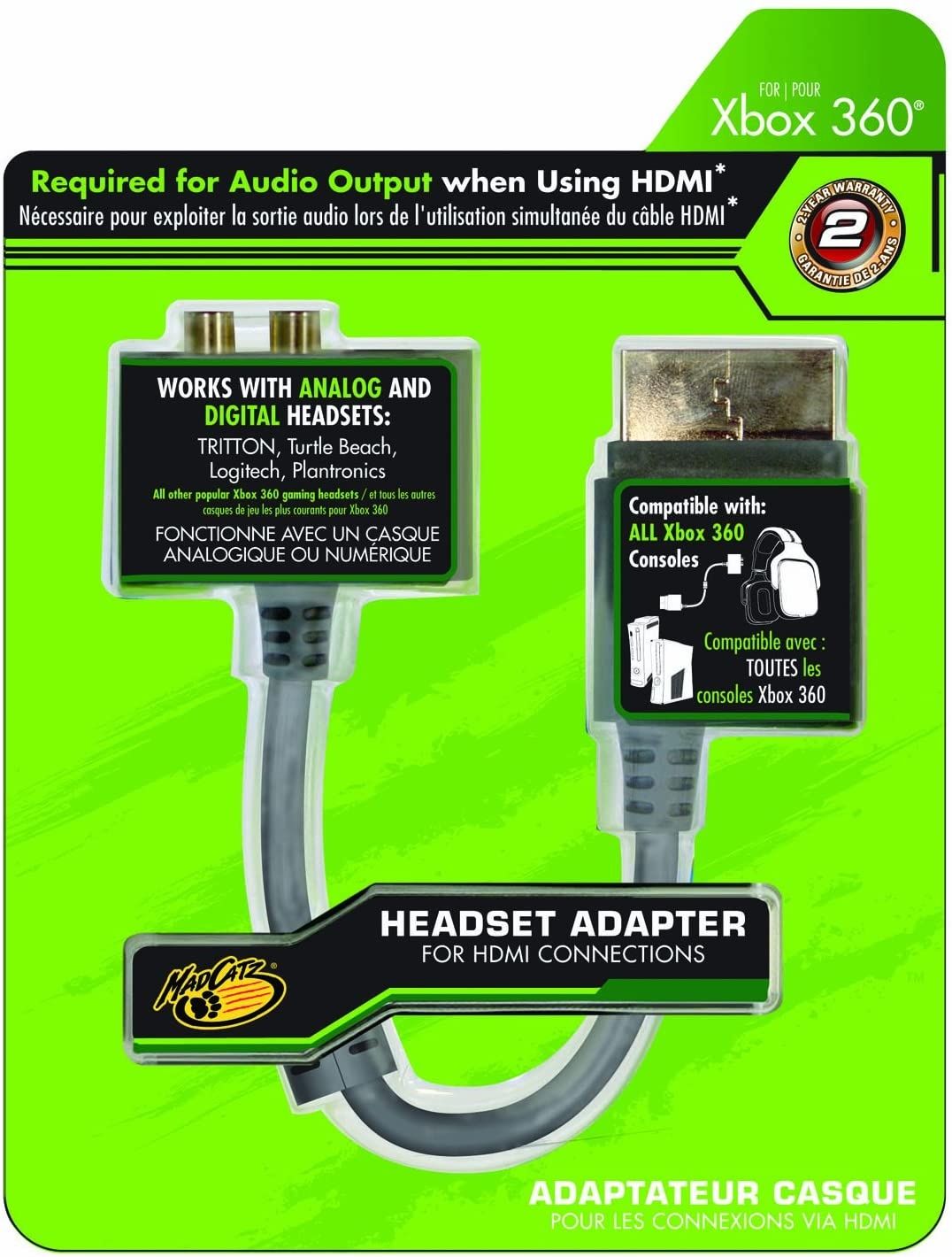Adaptor pentru casti Mad Catz Xbox 360 HDMI and Analog AV