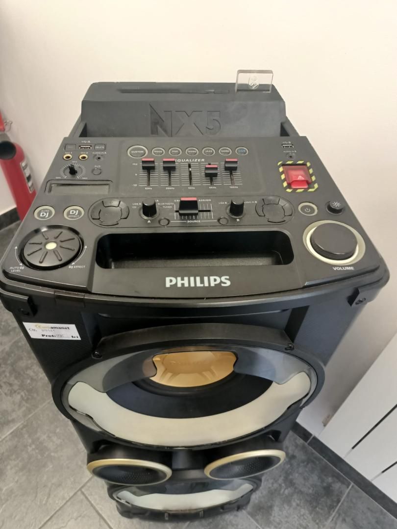 Sistem audio Philips NTRX500/10, 650W, Bluetooth, USB, Iluminare -P-