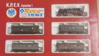 Roco set KPEV epoca 1 cu loco T12 BR 74 H0 cu 4 vagoane călători NOU