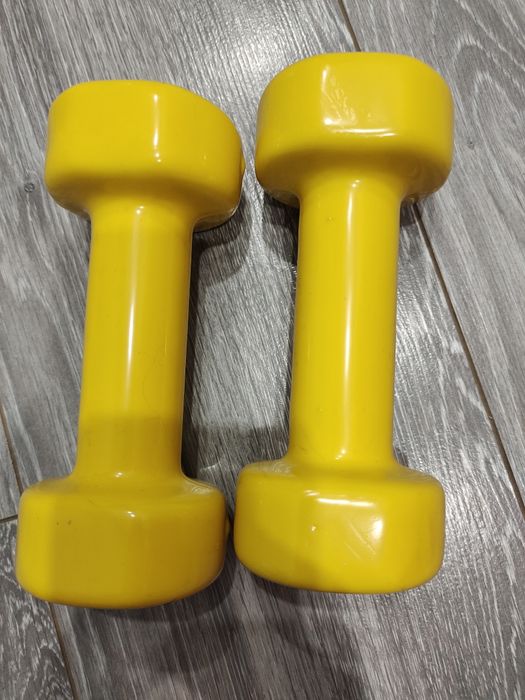 Гантели новые, чугун, виниловые 4 кг