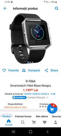 Vand ceas smart fitness watch