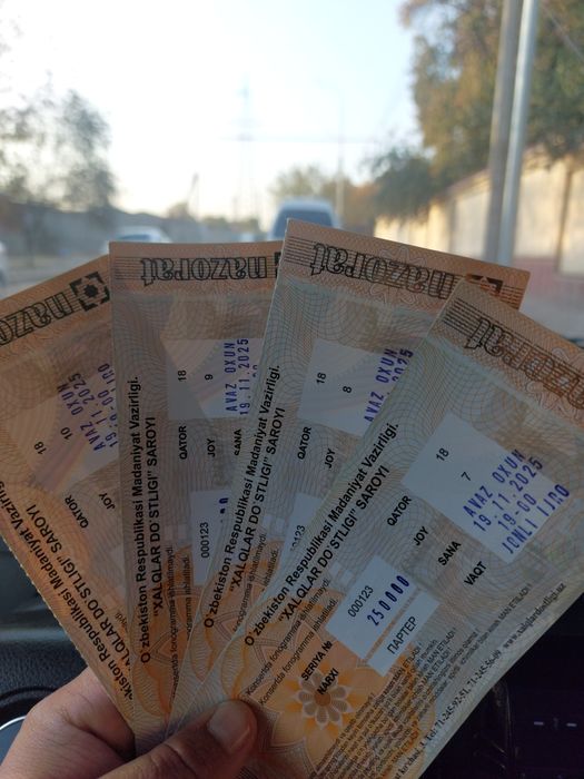 Avaz Oxun konsertiga beletlar bor