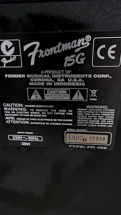 Amplificator Fender Forman 15G