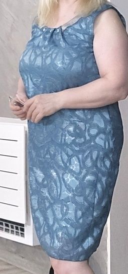 Дамска рокля тюркоаз