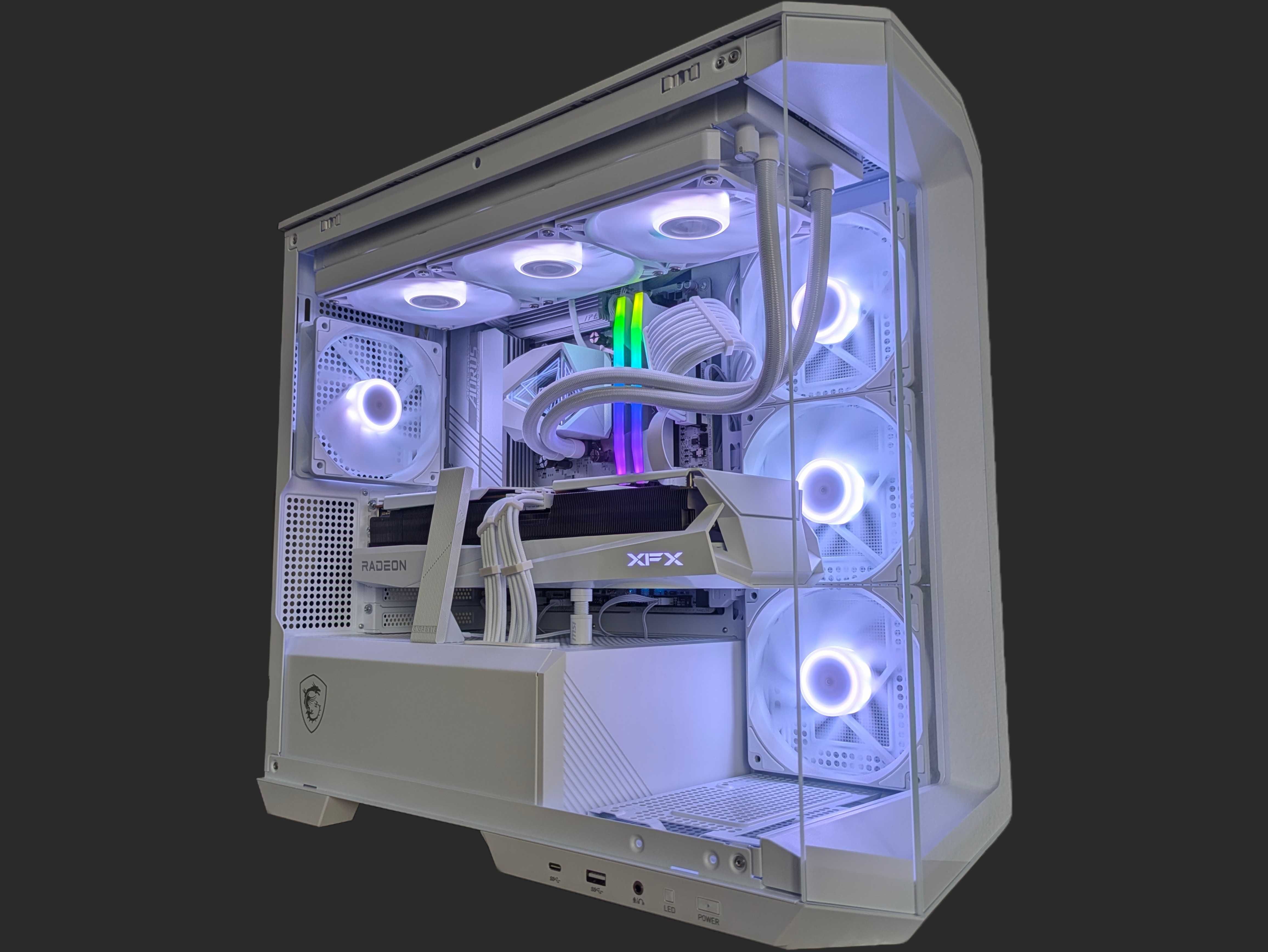 PC Gaming Ryzen 7 9700X, RX 9070 XT 16GB, 32GB DDR5, 1TB SSD +Garantie
