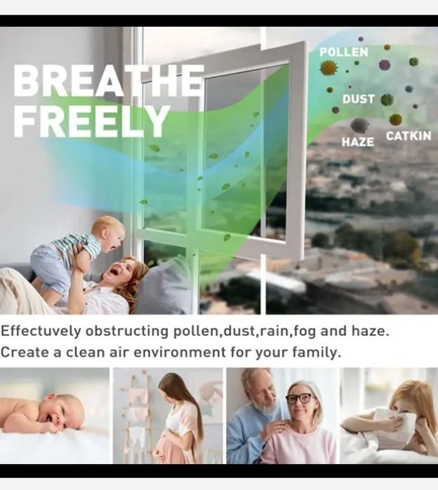 Нано сетка москитная сетка фильтр чистка воздуха очиститель