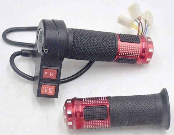 Acceleratie bicicleta electrica 24V/36/48V/64V/72V. 3 viteze 2 sensuri