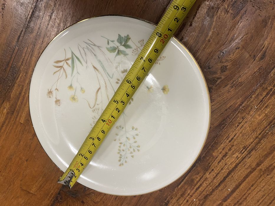 Немски чинийки от костен порцелан