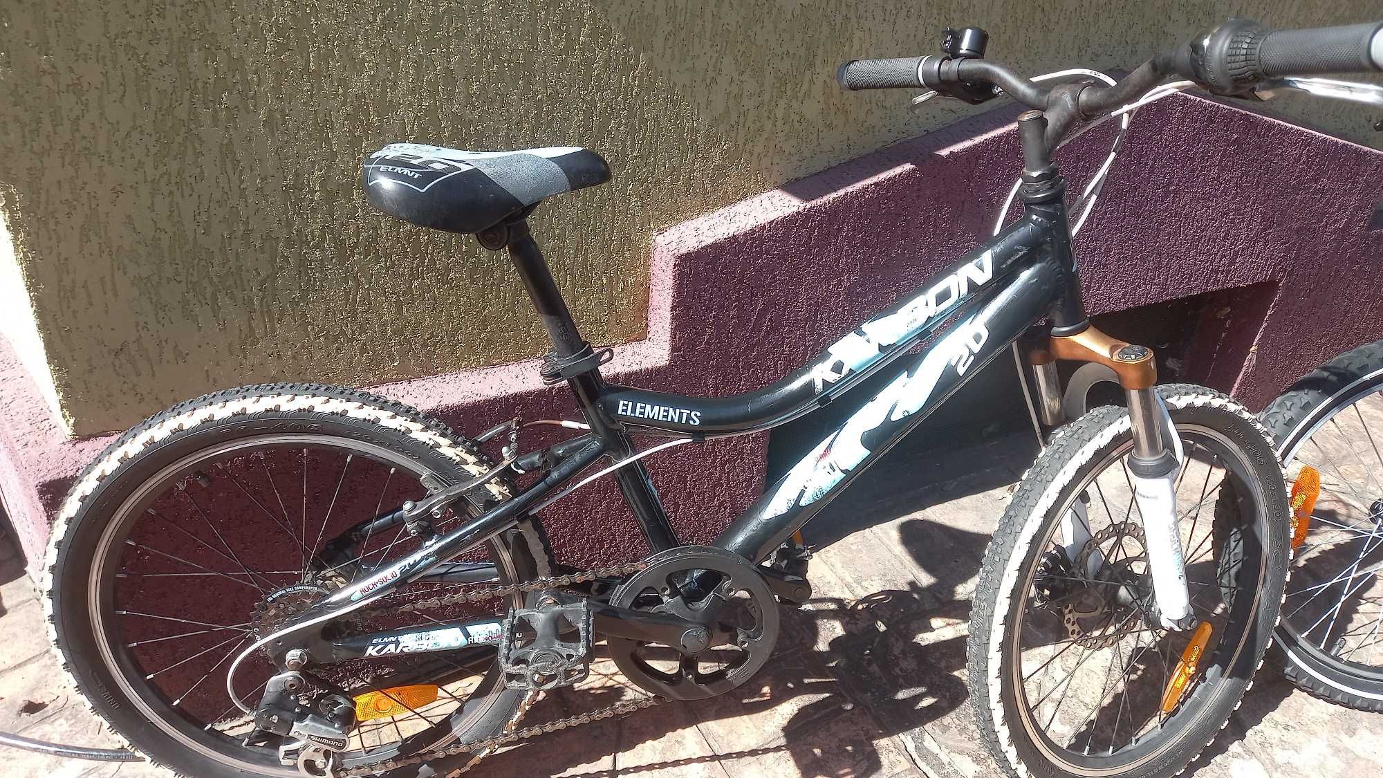 Bicicleta MTB copii KARBON, frana cu disc, cu roti de 20"