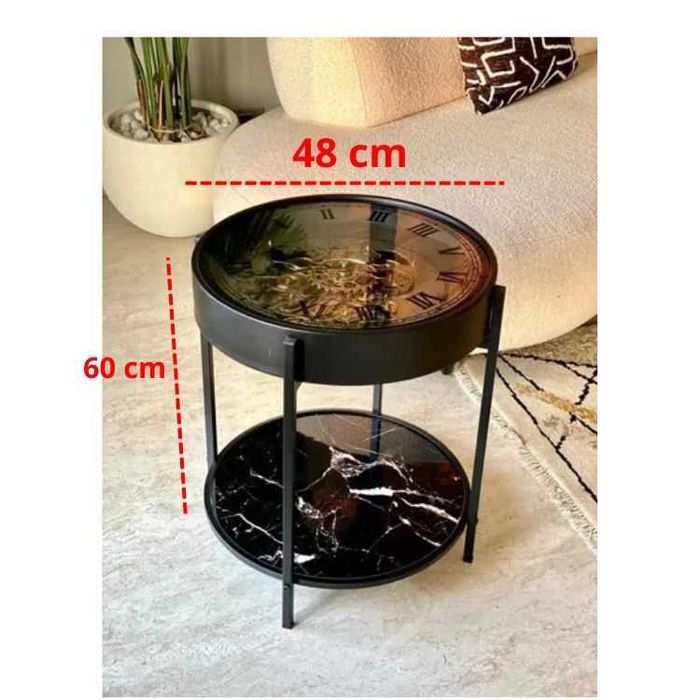 Журнальный столик, украшение для гостиной в стиле ретро-часов