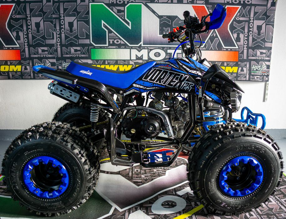 Atv SBR Vortex 8" 125cc 4T benzina negru/albastru