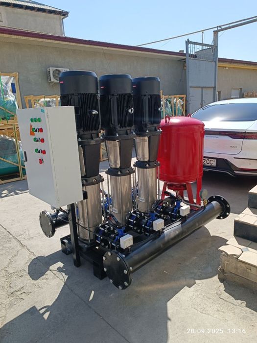 Насосная станция с 3 насосами GRANDFAR SHIMGE 55 м3/час 31 м кафолатли