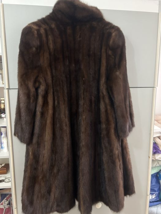 Палтo от естествен косьм  визон-Италия