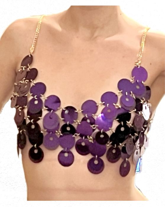 Top paiete model gen Hm x Rabanne realizat manual