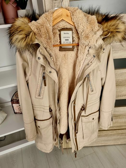 Parka Bershka crem S