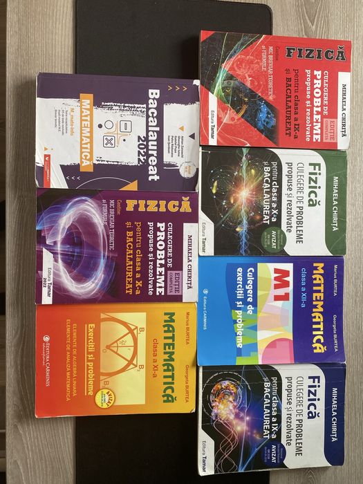 Culegeri Matematica Burtea si fizica Chirita 9-12 BAC