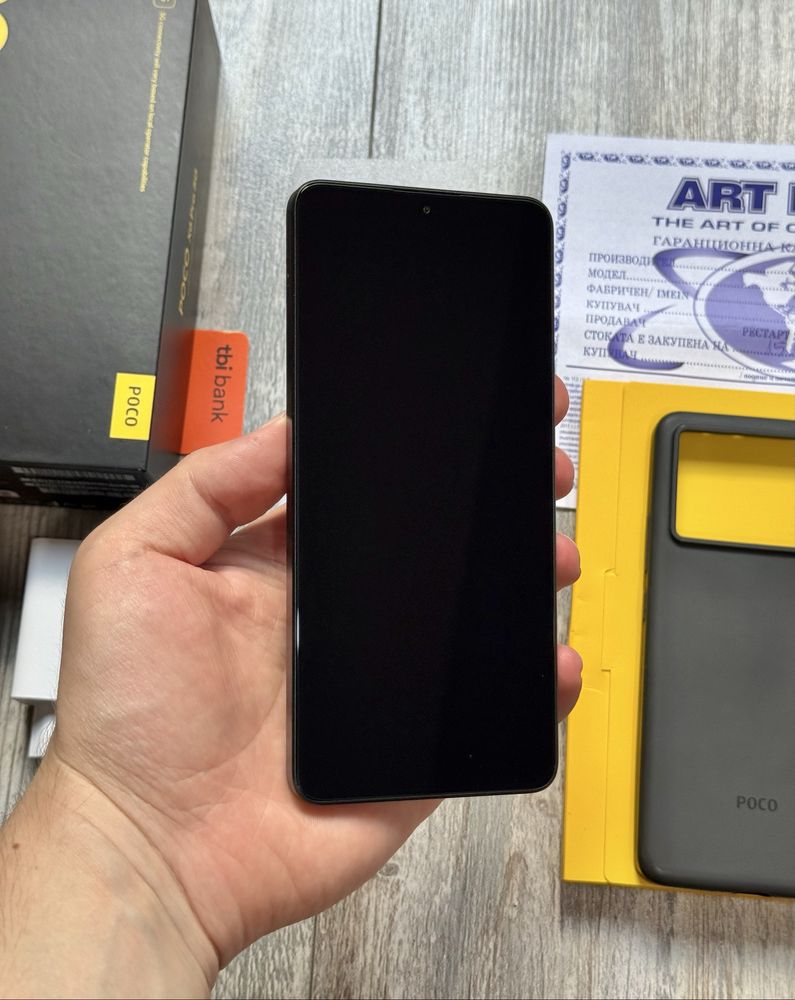 Poco X6 Pro 5G 256 GB 8+8 GB Ram 120 hz.  Dual Sim Отличен Гаранционен