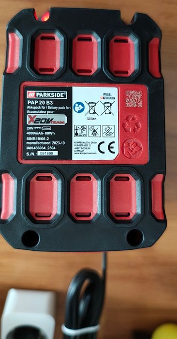 Impact Parkside 1/2" 400 Nm 20 V nou acumulator 4 Ah garanție 3 ani
