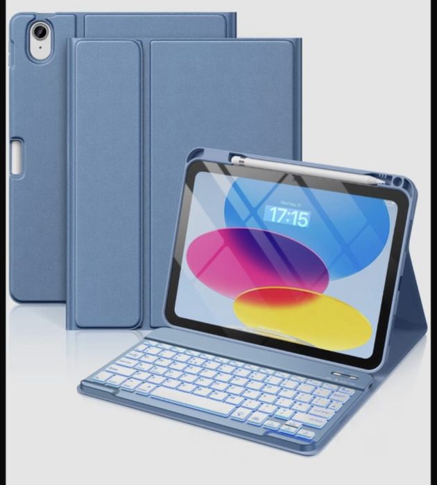 Mapa+Tastatura wireles tip carte pentru tableta Ipad A16 11th generate