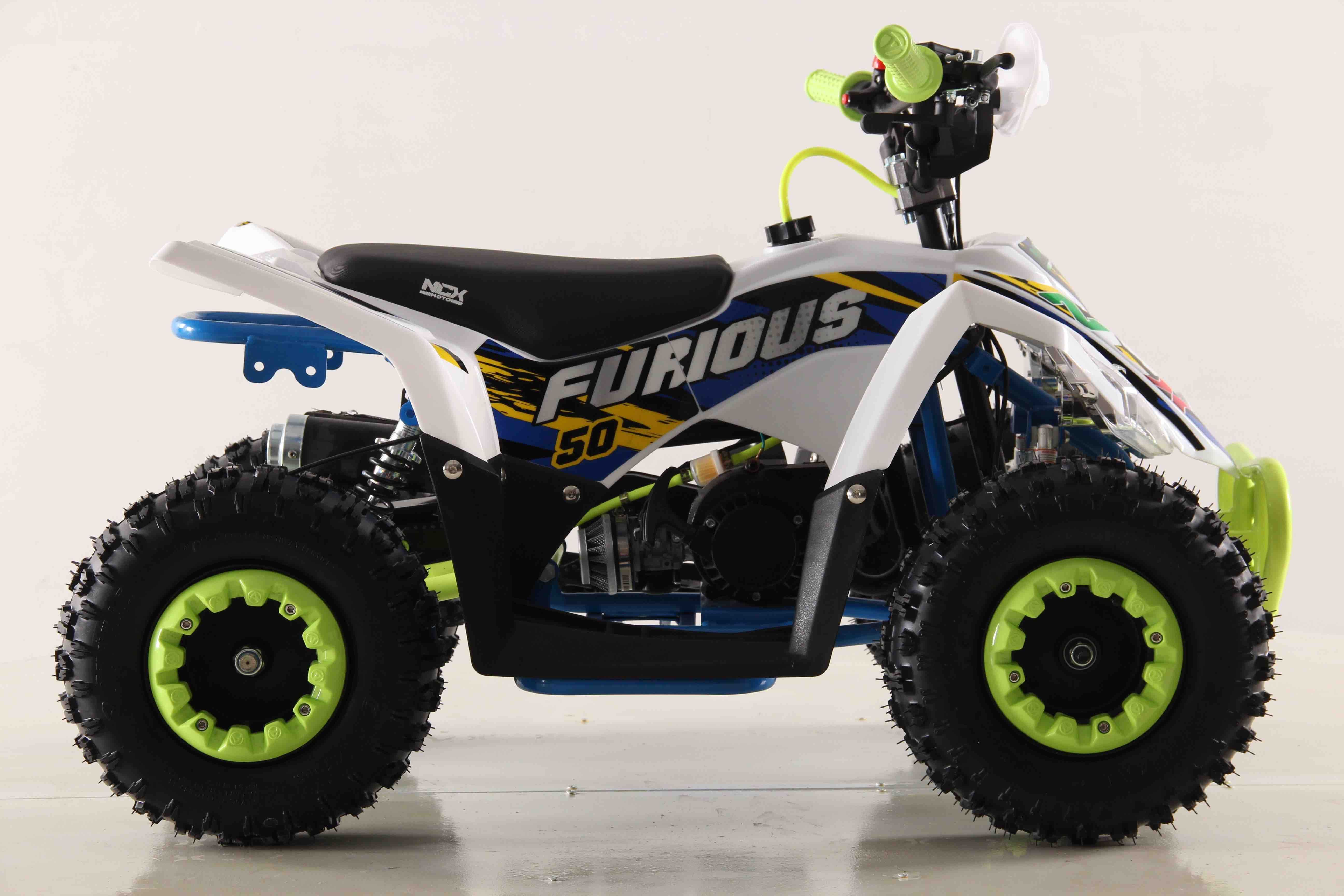 Atv copii NCX Furious 6" 50cc 2T benzina verde lemon