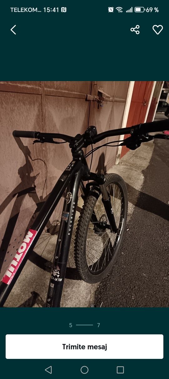 VÂND URGENT SAU SCHIMB TROTA ELECTRICA!!!bicicleta rockrider Explorer