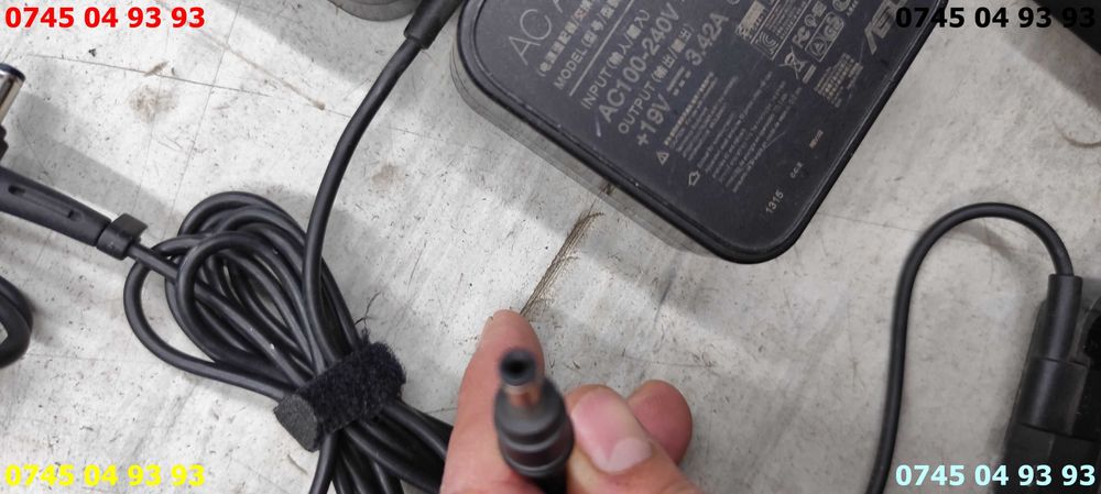 alimentator incarcator asus 19v 3.42A cablu priza inclus mufa 5mm