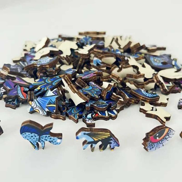 Дървен пъзел "Катеричка"