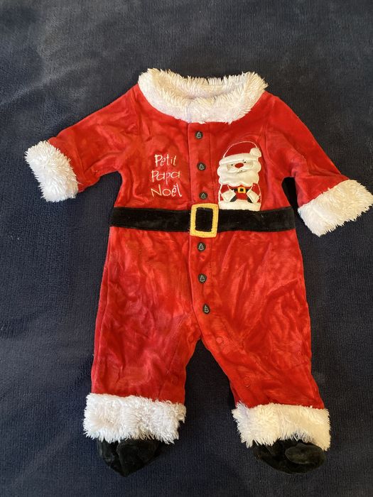 Salopeta Bebe Nou Nascut Mos Craciun