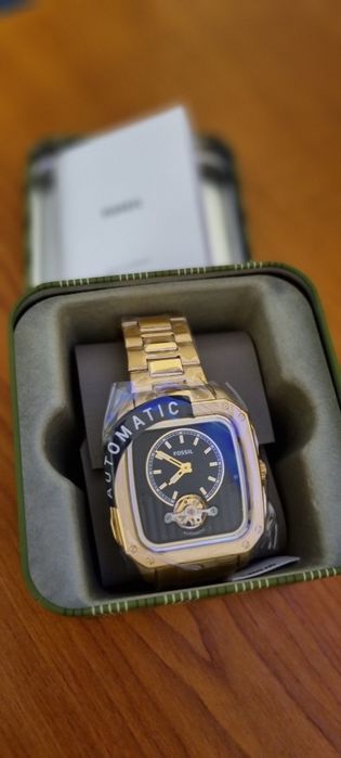 Ceas Fossil automatic tourbillon gold