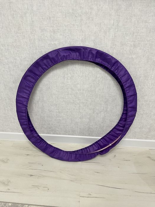 гимнастический обруч verba 90см с чехлом verba обмотанный