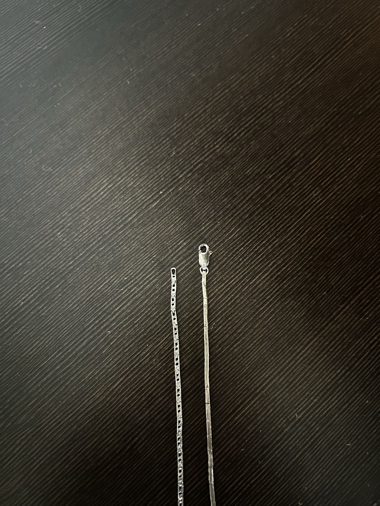 Красиво сребърно колие 925 с циркони